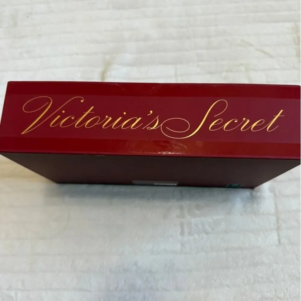 NWT Victoria's Secret Collector's Edition 3-Piece Holiday Glass Ornaments Set